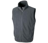 Result Microfleece Gilet, Charcoal, Large. R116X
