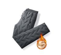 Unisex Fleece Jogging Bottoms - Embrace Cozy Comfort, Unisex Fleece-Lined Waterproof Pants (Grey-Jogger,3XL)