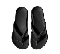 Unisex Flip Flops with Comfort Arch Support Yoga Mat Cushion Wide Fit Open Toe Anti-Slip Thong Sandals Lightweight Platform Slides for Beach Holiday Slip On Indoor Outdoor for Summer Wear