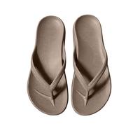 Unisex Flip Flops with Comfort Arch Support Yoga Mat Cushion Wide Fit Open Toe Anti-Slip Thong Sandals Lightweight Platform Slides for Beach Holiday Slip On Indoor Outdoor for Summer Wear