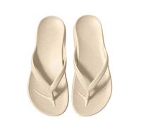 Unisex Flip Flops with Comfort Arch Support Yoga Mat Cushion Wide Fit Open Toe Anti-Slip Thong Sandals Lightweight Platform Slides for Beach Holiday Slip On Indoor Outdoor for Summer Wear