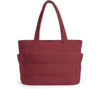 Unisex Fluffy Puffer Handbag, Lightweight Multi-Purpose Work Tote Bag, Casual Daily Shoulder Bag for Students Office Workers