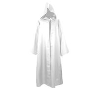 Unisex Galactic Warrior Cape, Halloween Costume Hooded Cape, Red Wizard Robe, Cape, Long Sleeve Coat, Renaissance Cape Jacket, Gothic Capelet, Medieval Fancy Dress for Adults, Halloween Party