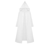 Unisex Galactic Warrior Cape, Halloween Hooded Cape Adult Wizard Robe Cape Cosplay Coat Renaissance Cape Jacket Gothic Gown Medieval Fancy Dress Uniform for Adults Halloween