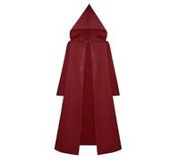 Unisex Galactic Warrior Cape, Halloween Hooded Cape Adult Wizard Robe Cape Cosplay Coat Renaissance Cape Jacket Gothic Gown Medieval Fancy Dress Uniform for Adults Halloween
