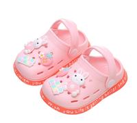 Unisex Garden Shoes Clogs Children's Garden Shoes Cuddly Non-Slip Slippers Slippers Summer Swimming Sandals Boys Girls Shoes Bathing Shoes, a, 8 UK Child