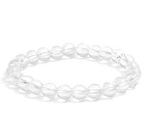 Unisex Gemstone Stretch Bracelet - 8mm Healing Stone Yoga Meditation Lucky Charm - Precious Stone Gift