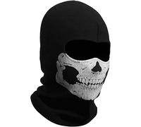 Unisex Ghost Print Balaclava Mask Ghosts Skull Full Face Mask Windproof Ski Mask Motorcycle Face Masks for Men Women, Balaclava Hood, Halloween Cosplay, Face Mask for Cosplay Black
