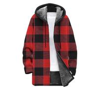 Unisex Gift Ideas for Adults Aztec Mens Pullover Baseball Jersey Mens Mens Pullover Jacket Winter Jackets for Men UK Viking Hoodie 3XL Christmas Jumper Sheepskin Coats (Red, XXL)