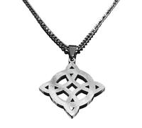 unisex Goth Viking Celtic Knot Necklace nudo de bruja Pendant Witch's Knot Necklaces Irish Knots Jewelry Gift