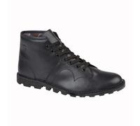 Grafters UNISEX Original Leather Monkey Boots Black