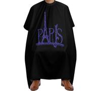 Unisex Hair Colouring Cape, Frence Paris, Salon Gowns Personalised Barber Cape for Men Women Haircut