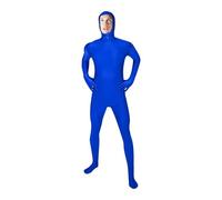 Unisex Halloween Costumes for Women & Men, Full Body Stretch Spandex Suit Bodysuit, Open Face Unitard for Funny Cosplay Party Performance
