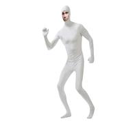 Unisex Halloween Costumes for Women & Men, Full Body Stretch Spandex Suit Bodysuit, Open Face Unitard for Funny Cosplay Party Performance