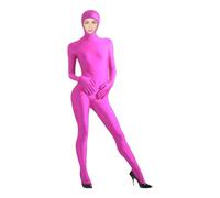 Unisex Halloween Costumes for Women & Men, Full Body Stretch Spandex Suit Bodysuit, Open Face Unitard for Funny Cosplay Party Performance