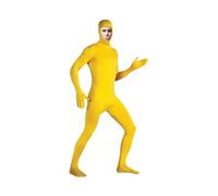 Unisex Halloween Costumes for Women & Men, Full Body Stretch Spandex Suit Bodysuit, Open Face Unitard for Funny Cosplay Party Performance
