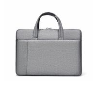 Unisex handbag, lightweight office bag, multi-layer design computer bag, suitable for storing computers, tablets and mobile phones (Gray,37 * 27 * 3.5cm/14.5 * 10.6 * 1.3in)