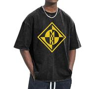 Unisex Head Metal Band Machine T Shirts Vintage wash Tee Shirt Short Sleeve Crew Neck Oversized Cotton Streetwear Cute Graphic Summer Casual Loose Basic Tee Top