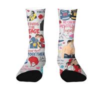 Unisex Heated Rivalry Merch Heated Rivalry Socks Gay Hockey Romance M/M TV Show Banana Printed Jerseys Socks for Fans A32