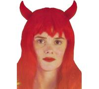 Unisex Hen Party Wear Supplies lot Mens Fancy Novelty Cave and Brown Curly Wigs (Halloween Red Devil Wig)