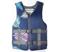 Unisex High Buoyancy Swim Vest Kayak Jacket with Adjustable Safety Buckle Buoyancy Aid for Kayaking Diving Swimming Watersports(Blue 3,M45-60KG)