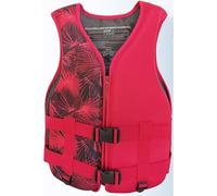 Unisex High Buoyancy Swim Vest Kayak Jacket with Adjustable Safety Buckle Buoyancy Aid for Kayaking Diving Swimming Watersports(RedB,2XL90-120KG)