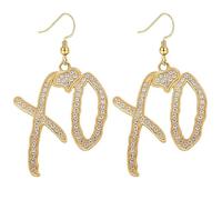 Unisex High Hip Hop XO Letter Pendant Necklace For Women Men, New 2026 Rock Rapper Fashion Cubic Zirconia Accessories Creative Jewelry Gift, Adjustable, Alloy Steel, No Gemstone