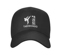 Unisex Hip Hop Cap Taekwondo Baseball Cap Breathable Ball Cap Adjustable Sun Hat for Outdoor Golf Sport