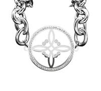unisex Hip Hop Crystal Witch Celtic Knot Necklace for Women Men Exaggerated Choker Irish Knots Necklaces Jewelry Gifts