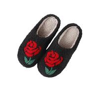 Unisex Home Slippers for Men Women Soft Fuzzy Sliders Stylish Men/Women Comfortable Cotton Warm Indoor House Shoes Autumn Winter