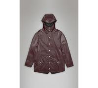 Unisex Hooded Waterproof Jacket, Jacket Brown