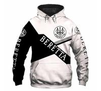 Unisex Hoodies Pull Over Sweatshirts 3D for BERETTA Print Hooded Tops Casual Long Sleeve Motorcycle Hoodie Sports Jumpers with Pockets-F||XL