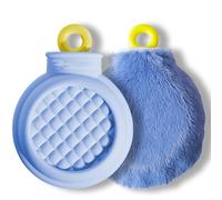 Unisex hot Water Bottle, Heat Relief for Headaches, Cramps, Arthritis, Back Pain, Muscle Aches and Trauma Pain(Blue,550ml)