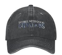 Unisex Ice Nine Kills Rock Band Baseball Caps Vintage Distressed Denim Dad Hat Adjustable Cotton, for All Seasons