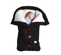 Unisex Infant Swaddle Blankets Soft Thick Fleece Knit Knitting Covers Baby Girls Boys Stroller Wraps,Fleece Lined Baby Footmuff, Windproof Pram Footmuffs Fit for Pushchairs Strollers Prams Buggy