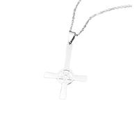 unisex Inverted Cross Occult Pentagram Necklace Upside Down Cross Gothic Satan Necklaces Lucifer Satan Jewelry cruz invertida