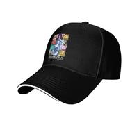 Unisex Isabel Music Mebarak Singer Ripoll Baseball Cap Casual Sandwich-Style Breathable Sun Hat Summer hat Adjustable Size dad hat for Running Workouts and Outdoor Activities