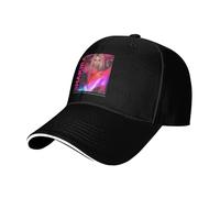 Unisex Isabel Music Mebarak Singer Ripoll Baseball Cap Casual Sandwich-Style Breathable Sun Hat Summer hat Adjustable Size dad hat for Running Workouts and Outdoor Activities