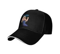 Unisex Isabel Music Mebarak Singer Ripoll Baseball Cap Casual Sandwich-Style Breathable Sun Hat Summer hat Adjustable Size dad hat for Running Workouts and Outdoor Activities