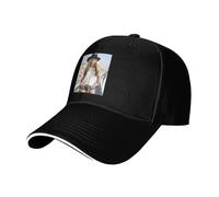 Unisex Isabel Music Mebarak Singer Ripoll Baseball Cap Casual Sandwich-Style Breathable Sun Hat Summer hat Adjustable Size dad hat for Running Workouts and Outdoor Activities