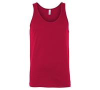Unisex Jersey Tank RED XS