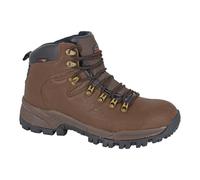 Unisex JOHNSCLIFFE Brown Crazy Horse Leather Hiking Boot Rubber/Phylon Sole
