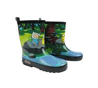 Unisex Kids Blue Adventure Time Wellington Boots without Handles - 10 UK Child