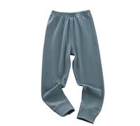 Unisex Kids Boys Girls Winter Warm Solid Ribbed Fleece Sweatpants Jogger 6 Month Old Baby Boy Pants Green
