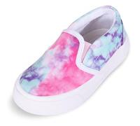 Unisex Kids Canvas Shoes Toddlers Sneakers Breathable Slip-on Trainers Pumps Plimsoles for Boy and Girls Pink01 11