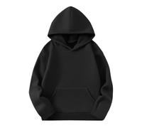 Unisex Kids Fleece Hoodie Plain Oversized Hooded Sweatshirt Warm Pullover | Girls Boys Soft Fleece Hoodies Long Sleeve Pullover Sweatshirt Casual Thermal Jumpers School Sportswear with Kangaroo Pocket