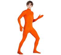 Unisex Kids' Open Face Unitard Full Body Costume Bodysuit for Boys Girls UK