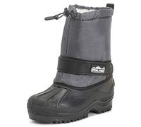 Unisex Kids Pull On Drawstring Closure Nylon Winter Snow Rain Boots - 10 - GRE28 YC0157