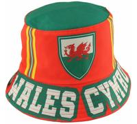 Unisex Kids Reversible Packable Summer Printed Bucket Hat in Wales, Size: One Size