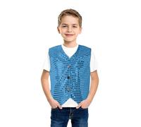 Unisex Kids Sequin Vest Jacket Top for Boys Girls Kids Shiny Dance Vest Sparkly Sequin Jacket Sleeveless Skinny Cardigan Children Role Play Dress Up Party Costume
